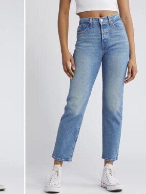 Levi's Wedgie High Waist Straight Leg Jeans